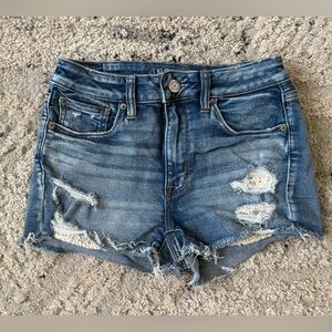 American Eagle Denim Distressed Women's Shorts Size 6